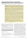 Cover page: Fragmented Sleep Enhances Postoperative Neuroinflammation but Not Cognitive Dysfunction