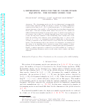 Cover page: Navier-Stokes equations, determining forms, determining modes, inertial manifolds, dissipative dynamical systems