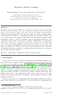 Cover page: Algebraic model counting