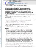 Cover page: ADHD in context: Young adults’ reports of the impact of occupational environment on the manifestation of ADHD