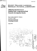 Cover page: Infiltration Heat Recovery in Building Walls: Computational Fluid Dynamics Investigations Results