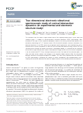 Cover page: Two-dimensional electronic-vibrational spectroscopic study of conical intersection dynamics: an experimental and electronic structure study