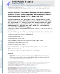 Cover page: Positron Emission Tomography-Guided Bone Marrow-Sparing Radiation Therapy for Locoregionally Advanced Cervix Cancer: Final Results From the INTERTECC Phase II/III Trial