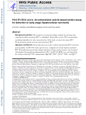 Cover page: HCC EV ECG score: An extracellular vesicle‐based protein assay for detection of early‐stage hepatocellular carcinoma