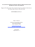 Cover page: Tax and Fee Payments by Motor-Vehicle Users for the Use of Highways, Fuels, and Vehicles: Report #17 in the series: The Annualized Social Cost of Motor-Vehicle Use in the United States, based on 1990-1991 Data