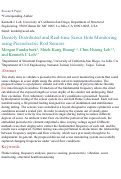 Cover page: Densely distributed and real-time scour hole monitoring using piezoelectric rod sensors