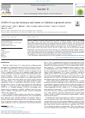 Cover page: COVID-19 vaccine hesitancy and intent in California registered nurses