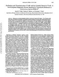 Cover page: Purification and characterization of VanR and the cytosolic domain of VanS: A two-component regulatory system required for vancomycin resistance in Enterococcus faecium BM4147