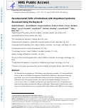 Cover page: Developmental Skills of Individuals with Angelman Syndrome Assessed Using the Bayley-III