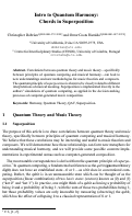 Cover page: Intro to Quantum Harmony: Chords in Superposition