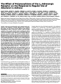 Cover page: The effect of polymorphisms of the beta(2)-adrenergic receptor on the response to regular use of albuterol in asthma.