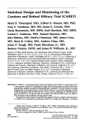 Cover page: Statistical design and monitoring of the Carotene and Retinol Efficacy Trial (CARET).