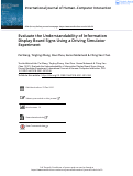 Cover page: Evaluate the Understandability of Information Display Board Signs Using a Driving Simulator Experiment