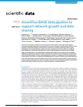 Cover page: AmeriFlux BASE data pipeline to support network growth and data sharing