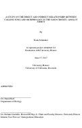 Cover page of A Study on the Direct and Indirect Relationship between Calling Song and Morphology in the sand cricket, Gryllus firmus