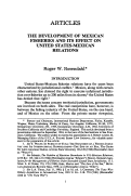 Cover page: The Development of Mexican Fisheries and Its Effect on United States-Mexican Relations