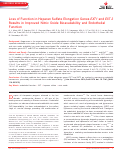 Cover page: Loss of Function in Heparan Sulfate Elongation Genes EXT1 and EXT 2 Results in Improved Nitric Oxide Bioavailability and Endothelial Function