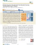 Cover page: Ultrafast Dynamics Revealed with Time-Resolved Scanning Tunneling Microscopy: A Review