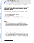 Cover page: Bilateral Emboli and Highest Heart Rate Predict Hospitalization of Emergency Department Patients With Acute, Low-Risk Pulmonary Embolism.