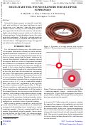 Cover page: Multi-Start Foil Wound Solenoids for Multipole Suppression