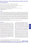 Cover page: Bayesian Selection of Nucleotide Substitution Models and Their Site Assignments