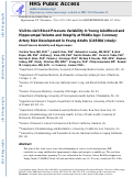 Cover page: Visit-to-Visit Blood Pressure Variability in Young Adulthood and Hippocampal Volume and Integrity at Middle Age