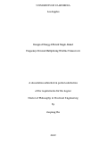 Cover page: Design of Energy-Efficient Single-Ended Frequency-Division Multiplexing Wireline Transceivers