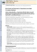 Cover page: Risk factors and outcomes in transfusion-associated circulatory overload.