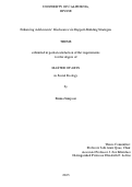 Cover page: Enhancing Adolescents’ Disclosures via Rapport-Building Strategies