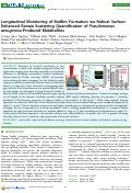 Cover page: Longitudinal Monitoring of Biofilm Formation via Robust Surface-Enhanced Raman Scattering Quantification of Pseudomonas aeruginosa-Produced Metabolites