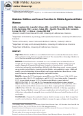 Cover page: Diabetes mellitus and sexual function in middle-aged and older women.