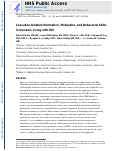 Cover page: Cessation-related information, motivation, and behavioral skills in smokers living with HIV