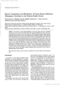 Cover page: Species Composition and Distribution of Ocean Skaters <em>Halobates</em> (Hemiptera: Gerridae) in the Western Pacific Ocean