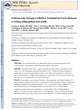 Cover page: Endovascular Therapy is Effective Treatment for Focal Stenoses in Failing Infrapopliteal Vein Grafts