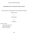 Cover page: The Mediating Factors of land Sea Connectivity on Islands