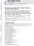 Cover page: Whole-genome association analysis of treatment response in obsessive-compulsive disorder.