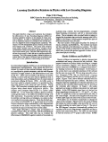 Cover page: Learning Qualitative Relations in Physics with Law Encoding Diagrams