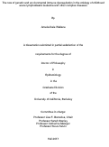 Cover page: The role of genetic and environmental immune dysregulation in the etiology of childhood acute lymphoblastic leukemia and other complex diseases