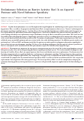 Cover page: Evolutionary Selection on Barrier Activity: Bar1 Is an Aspartyl Protease with Novel Substrate Specificity