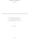 Cover page: Goal-Oriented Forecasting: Predicting Soccer Match Outcomes with Deep Learning