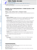 Cover page: Benefits of Low Carbohydrate Diets: a Settled Question or Still Controversial?