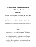 Cover page: Computational Approach for Epitaxial Polymorph Stabilization through Substrate Selection