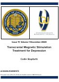 Cover page: Transcranial Magnetic Stimulation Treatment for Depression