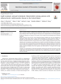 Cover page: Lipid treatment and goal attainment characteristics among persons with atherosclerotic cardiovascular disease in the United States