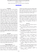 Cover page: The possible-word constraint in Cantonese speech segmentation