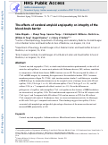 Cover page: The effects of cerebral amyloid angiopathy on integrity of the blood-brain barrier