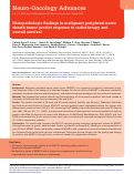 Cover page: Histopathologic findings in malignant peripheral nerve sheath tumor predict response to radiotherapy and overall survival