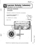 Cover page: LOW-FREQUENCY MEASUREMENT OF LEAKAGE IN ENCLOSURES