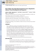 Cover page: Pref-1 Marks Very Early Mesenchymal Precursors Required for Adipose Tissue Development and Expansion