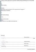 Cover page: A Deep Learning Approach to Automatic 3D Bone Shape Modeling From Clinical MRI